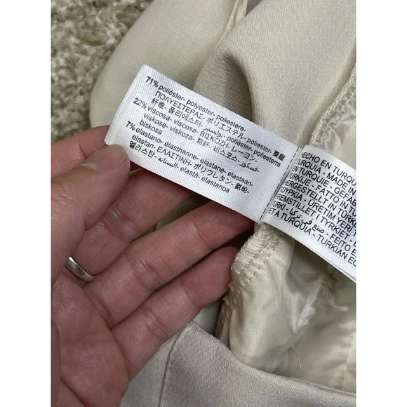 ZARA Pants Beige‎ Size L/30 Womens - Picture 9 of 9